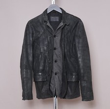 ALLSAINTS Leather Blazer Jacket Mens SMALL Suede All Saints EMERSON like survey