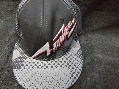 Tony Hawk Hat Cap Fitted Black White Skater Skateboarding Skull Hawk HK042820-05