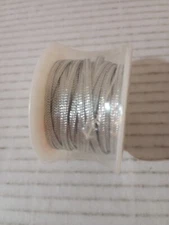 Silver Holiday Metallic Trim for Gifts and Crafts Model Lace 6 yds