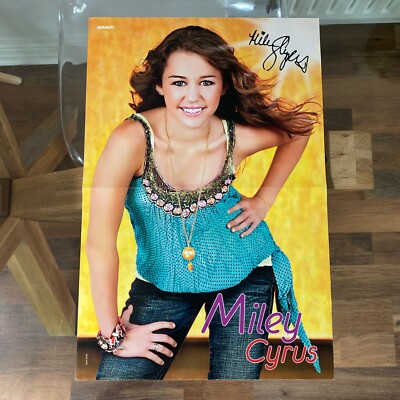 Miley Cyrus / Hannah Montana A3 Vintage Magazine Poster