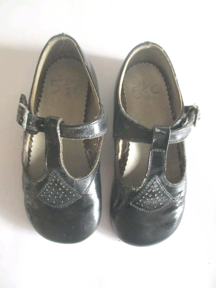 Startrite T Bar Shoes Vintage Start-Rite Infant Girls Size 1/2 C
