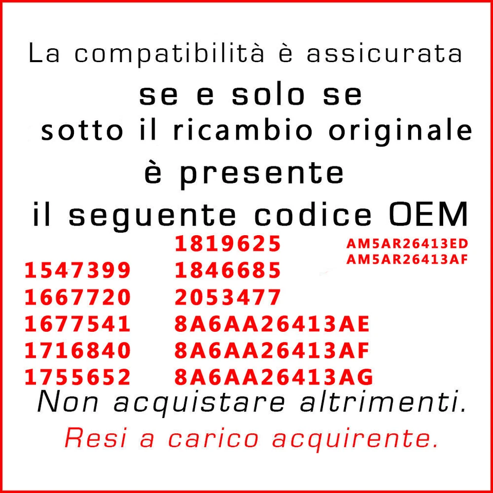 Attuatore serratura porta posteriore sinistra per Ford C-Max II 10-19 WAIE - Immagine 3 di 4