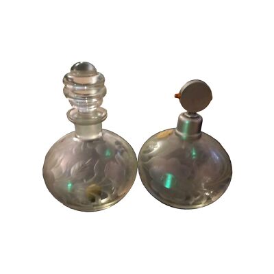 alte Parfum Flaschen Flakon Karaffe Dartington Gals parfume bottle