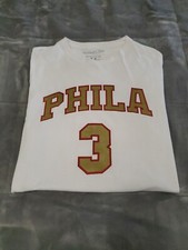 ALLEN IVERSON 3 Mitchell Ness Hardwood Classics Philadelphia 76ers Tshirt M