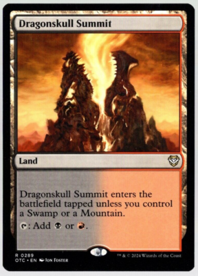 #ad Dragonskull Summit 0289 Non Foil Rare Outlaws of Thunder Junction MTG NM $2.13