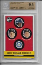 2001 upper deck Vintage Ryan Franklin Ichiro Suzuki Christianson #346 BGS 9.5