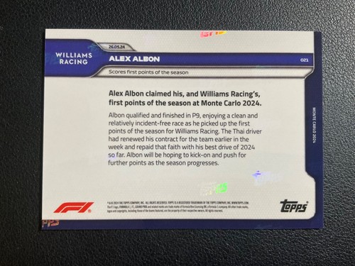 *PICK YOUR CARD* 2024 Topps Now Formula 1 F1 Base Set (UPDATED Jan 22, 2025) - 第 52/172 張圖片
