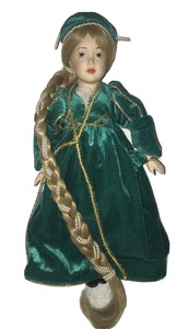 vestido de veludo verde