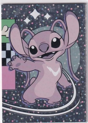 Figurina Panini 2025 Stitch Sparkling Fun Trading Card n.80 Stella - Star Holo