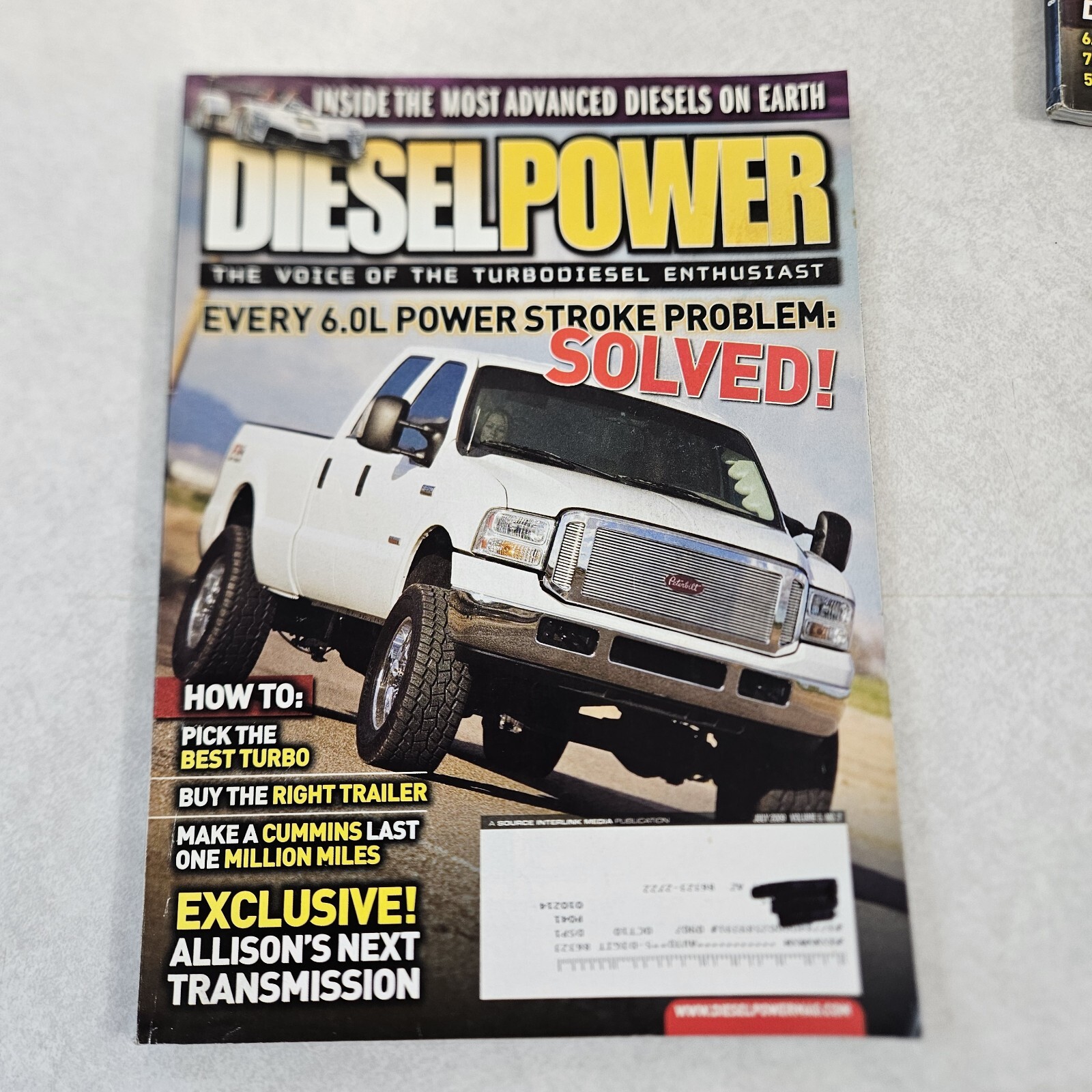 5 Diesel Power Magazines 2009 Back Issues USA Edition Vol 5