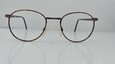Vintage Tudor 960 Brown Metal Round Sunglasses FRAMES ONLY Korea