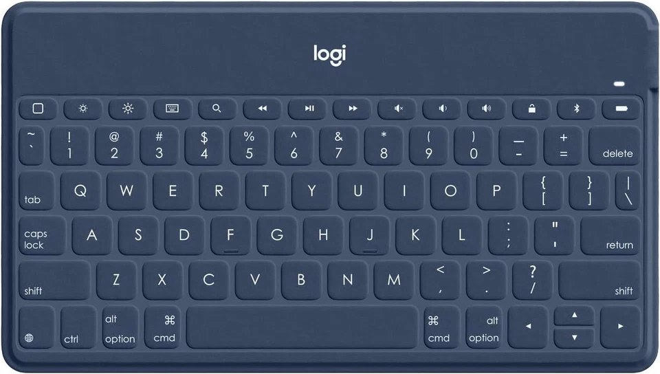 Logitech Keys-To-Go Wireless Bluetooth Keyboard For iPhone iPad UK Layout Blue - Image 3 of 4