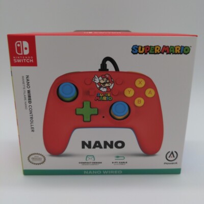 Nintendo Switch Controller Super Mario PowerA Nano Wired Mario Medley NEU & OVP