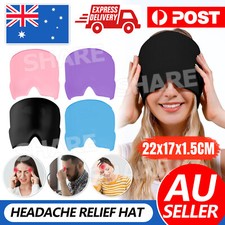Migraine Relief Hat Cold Therapy Headache Pain Relief Cap Reusable Ice Pack