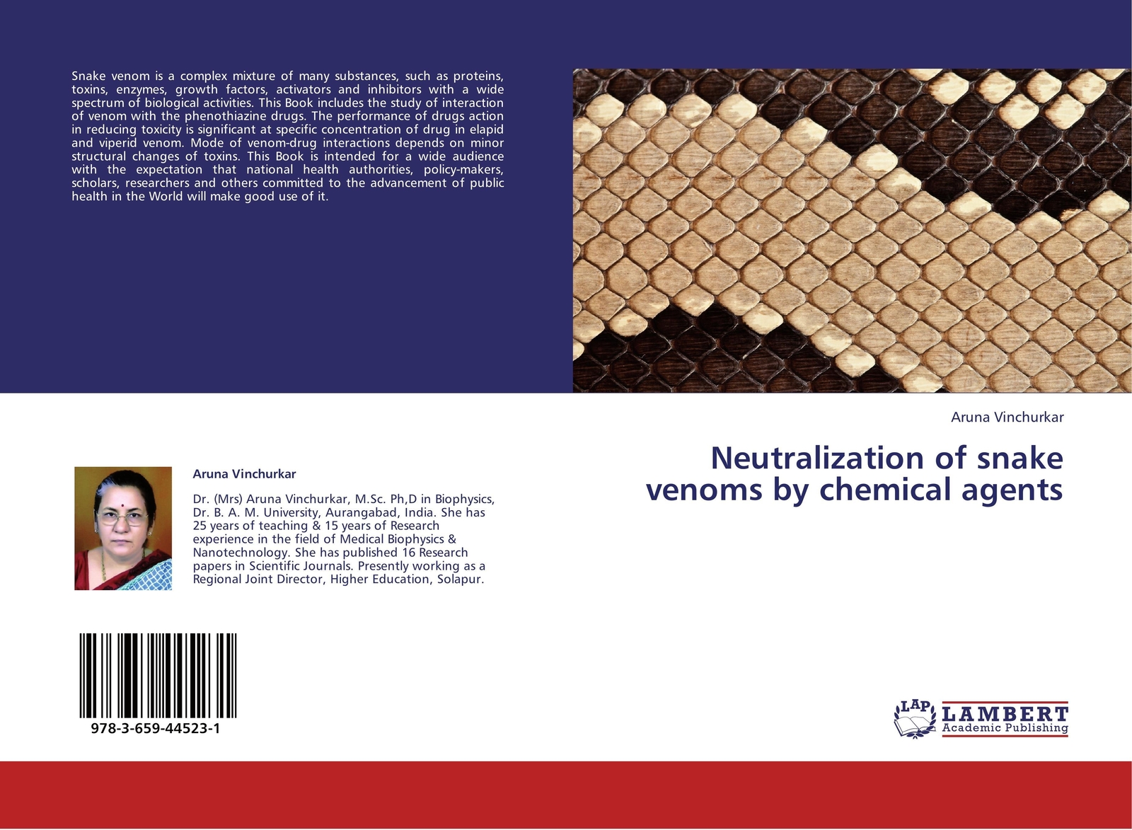 Thumbnail - Aruna Vinchurkar | Neutralization Of Snake Venoms By Chemical Agents |