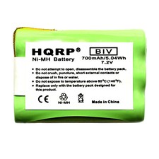7.2V 700mAh HQRP Battery for Tri-Tronics G3 Transmitters, 1272800 Replacement