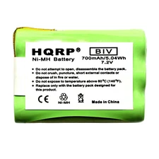 7.2V 700mAh HQRP Battery for Tri-Tronics G3 Transmitters, 1272800 Replacement