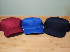 vintage visor blank snapback Hook Loop hat cap deadstock 80s- Youth New Era