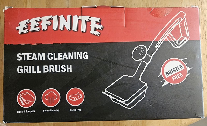 Grill Brush and Scraper Bristle Free Steam Cleaning Safe for All Grill Types