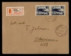 DR WHO 1947 FINLAND FDC? ANIV PAIR REGISTERED M74057