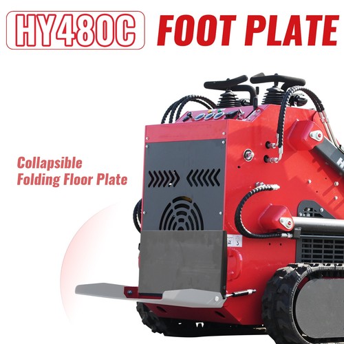 FREE SHIP/unloading HY480C Mini Skid Steer Loader 23HP EPA Engine Three pumps - Picture 12 of 23