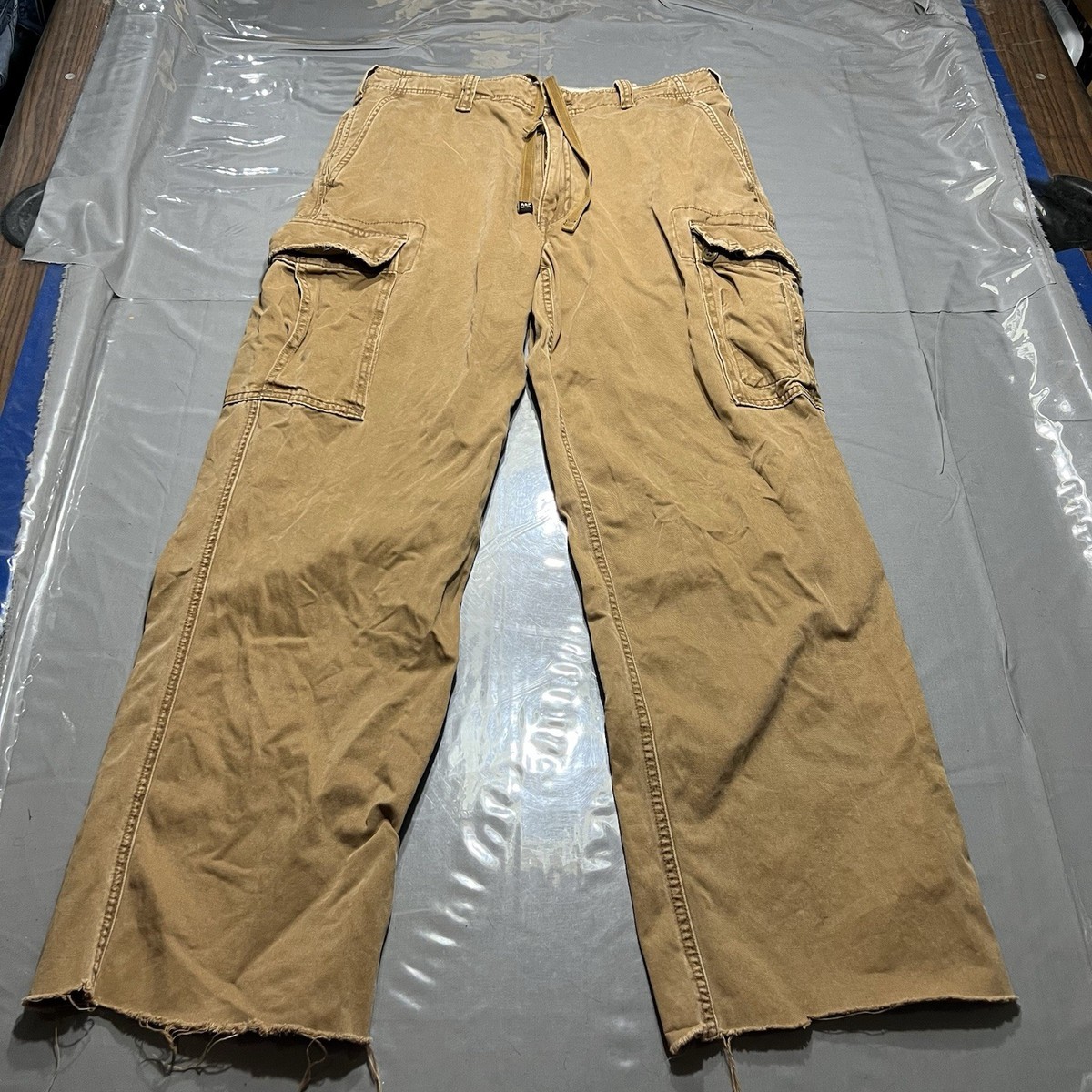 Vintage Abercrombie & Fitch Pants Mens 34x32 Brown AF92 Fatigues