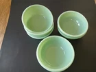 7 HTF Fireking Jadeite  Green Cereal Chili bowls
