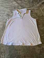 Puma Volition Cloudspun Womens LARGE Golf Pol...