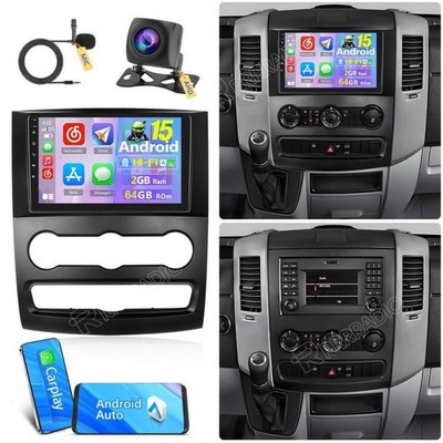 Mit Kamera Android 15 Autoradio GPS NAVI Für Mercedes Benz Sprinter 2006-2017