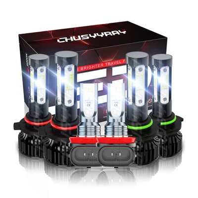 For Mitsubishi Lancer 2008-2017 Faros delanteros LED+bombillas de luz antiniebla