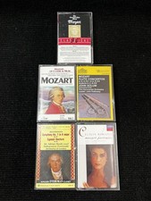 Lot Of 5 Mozart Classical Cassette Tapes Melodic Beauty Formal Elegance