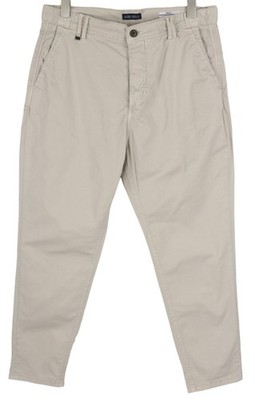 ANTONY MORATO Prince Herren Beige Chino Hose W32 Loose Fit Button Fly *