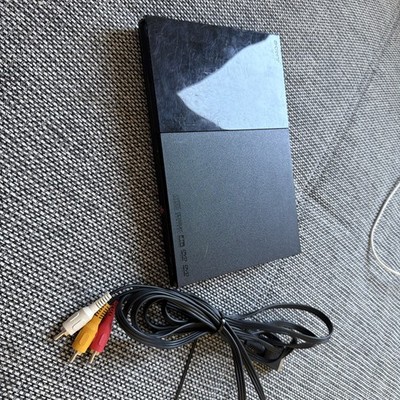 Sony PlayStation 2 PS2 Slim SCPH-90004 Schwarz PAL Konsole