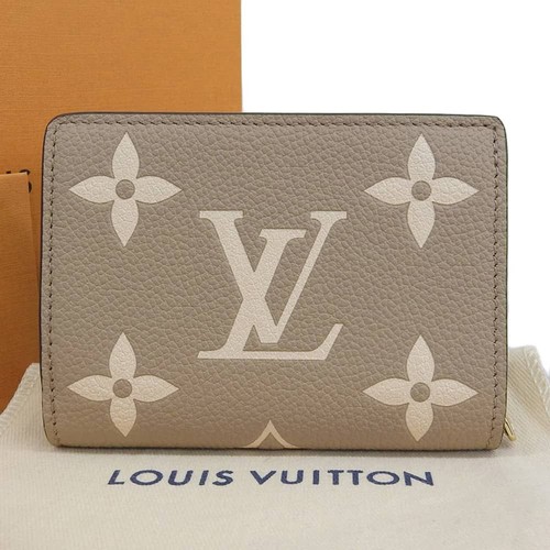 Louis Vuitton Monogram Empreinte Portefeuille Clara M82370 Wallet with Box and