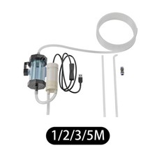Electric Aquarium Gravel Cleaner Set USB Pump for Waste Removal Home Use