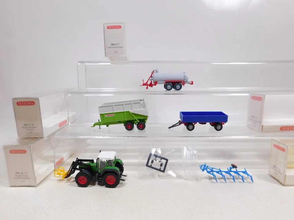 5x Wiking H0 1:87 Model 378 379 Fendt 382 387 Claas 879 Mint Box #EE998-0,5 - Image 2 of 4