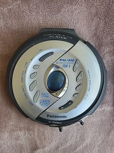 8564.未使用品 パナソニック ショックウェーブ SL-SW960V-S Panasonic Shock Wave Sl-sw960v Portable MP3 FM, AM Radio CD Player