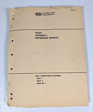 Control Data Corporation Basic Version 3 Reference Manual NOS 1 NOS 2 NOS/BE 1
