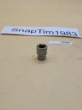 Snap-on Tools F121 3/8" Drive 3/8" SAE Shallow 12 Point Chrome Socket USA