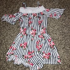 Girls Size 7/8 Shorts Romper