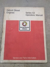 Detroit Diesel Engines Series 53 Operators Manual 1973 Edition