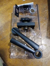 Baldwin Prestige Spyglass Matte Black Hall/Closet Door Handle