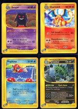Pokemon EXPEDITION - 4 Nonholo Cards Bundle - ENG - Lightly Played/Near Mint