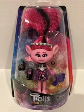 New DreamWorks Trolls World Tour Glam Rockin Poppy Doll 2020