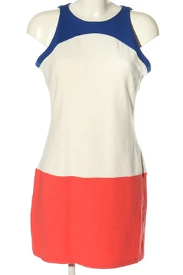 MANGO Vestido ceñido de tubo Mujeres Vestido Talla EU 40 blanco-azul-rojo - Imagen 1 de 4
