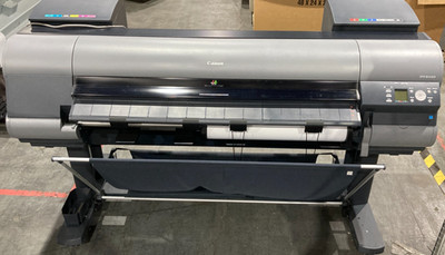 Canon iPF8400 44'' 12-Color Plotter Printer AAKB2842 w/ Power Cord (As Is)