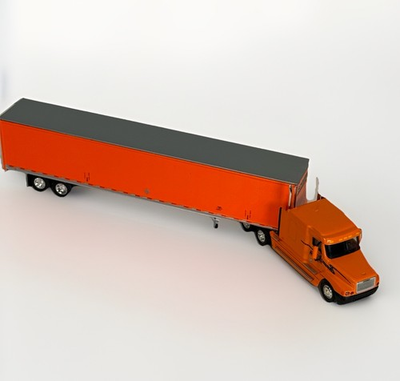 #ad Schneider National Freightliner Cascadia Tractor 53 foot Dry Van Trailer PEM $74.90