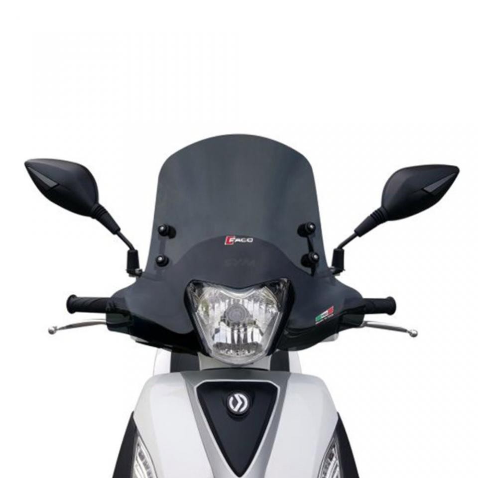 Pare-brise Faco pour scooter Sym Symphony ST 200 modèle 2015 en plexiglas transparent