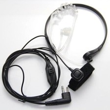Laringófono para Motorola Yyaesu 2 pines Ft65 Cp040 Cp300 Midland G15 G18