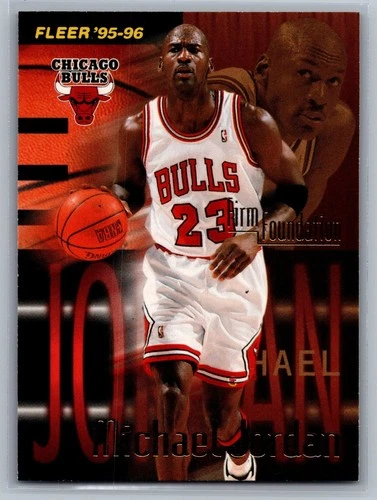 1995-96 Fleer - Firm Foundation Michael Jordan #323 - HOF NM-MT